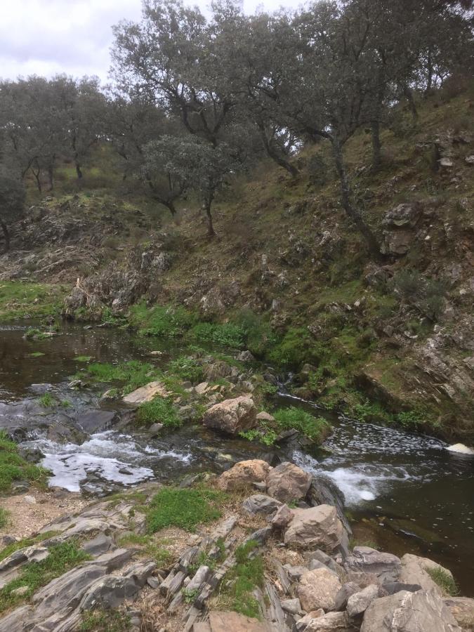 Casa Rural Navalonguilla Con Piscina Santa Olalla del Cala Kültér fotó